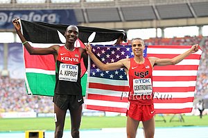 Asbel Kiprop and Matt Centrowitz