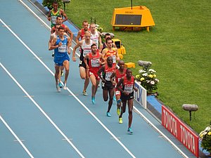 Conseslu Kipruto Leads