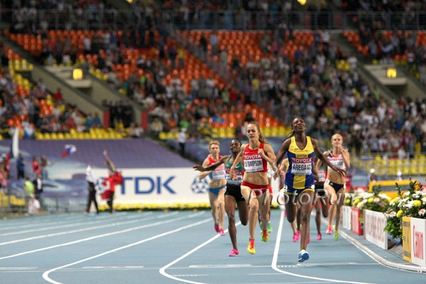 Women's 1500m 2013 Finish