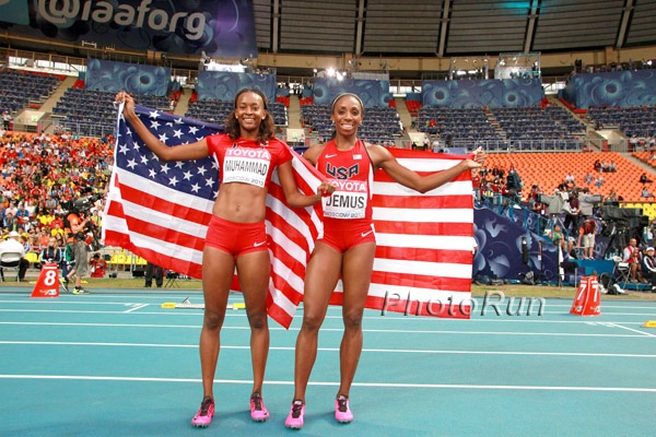 Dalilah Muhammad Silver, Lashinda Demus BRonze