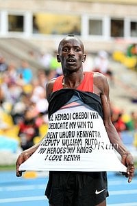 Kemboi With a Political Statement