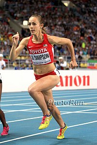 Defending World Champion Jenny Simpson