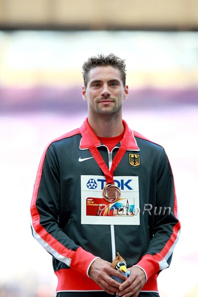 Men's Pole Vault Medal Ceremony