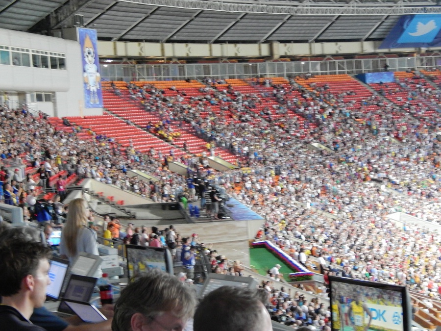 Some Empty Seats for Usain Bolt