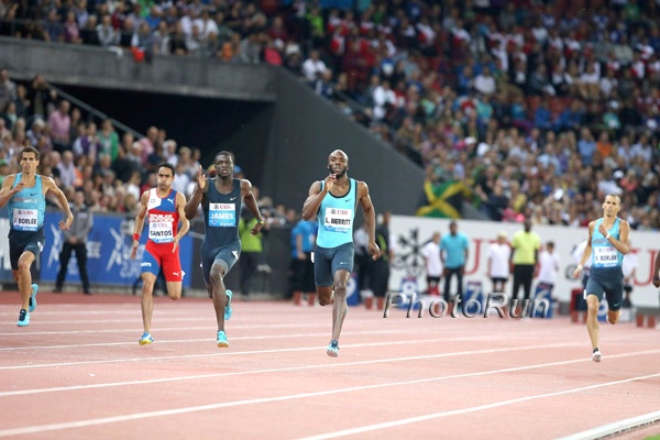 Men's 400m: Kirani James and Lashawn Merritt