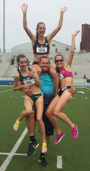 Molly Huddle, Jenny Simpson, Ryan Whiting and Shannon Rowbury - LetsRun.com
