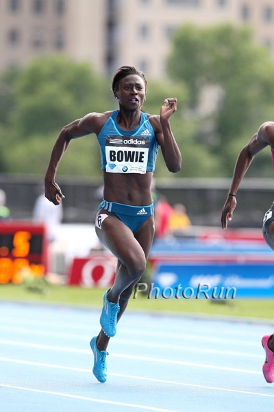 Tori Bowie Won the 100 11.07