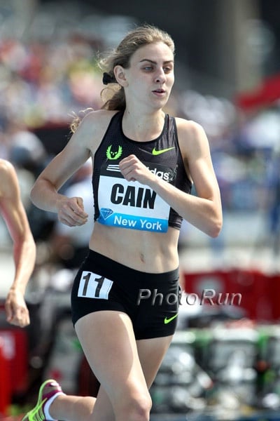Mary Cain in the 800