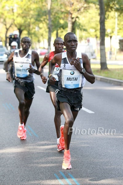 Emmanuel Mutai Broke Open the Race After 30k