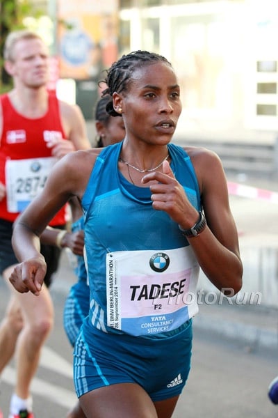 Feyse Tadese 2nd in 2:20:27