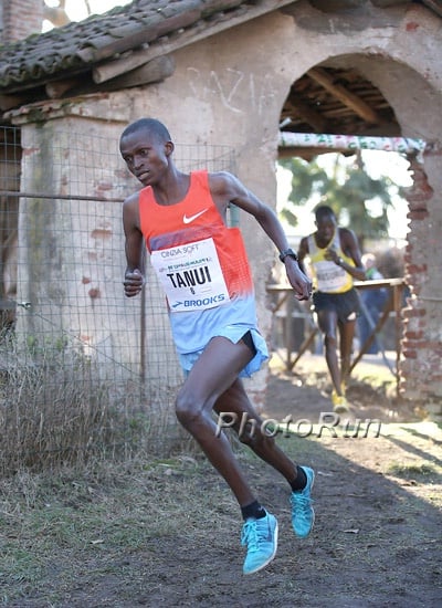Paul Tanui Through One of the Five Mills