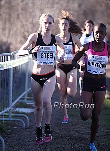 Gemma Steel and Faith Kipyegon