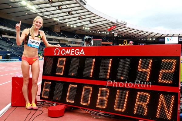 Emma Coburn 9:11.42!