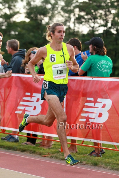 Will Leer in Men's Mile