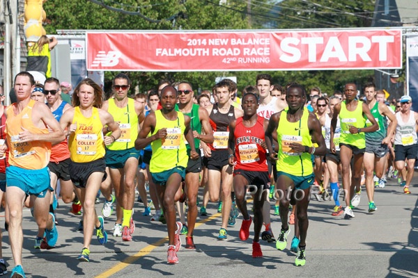 Men's Start 2014 Falmouth Road Race