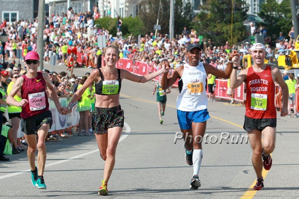 Joan Benoit Samuelson and Meb Keflezighi