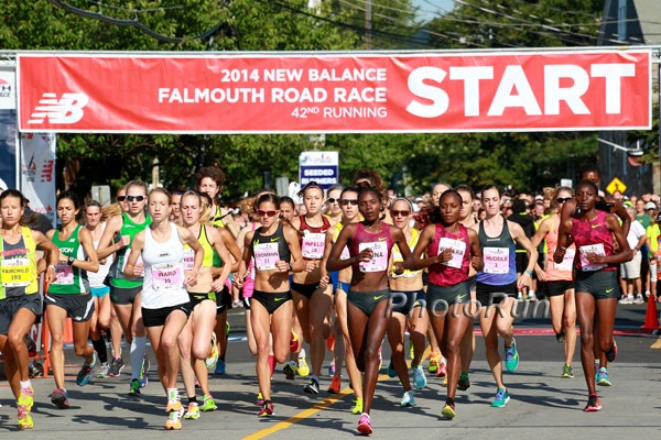 Women's Start 2014 Falmouth Road Race