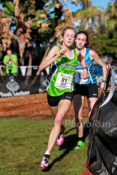 Anna Rohrer Leading at 2 Miles