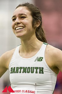 Abbey D'agostino with a PB