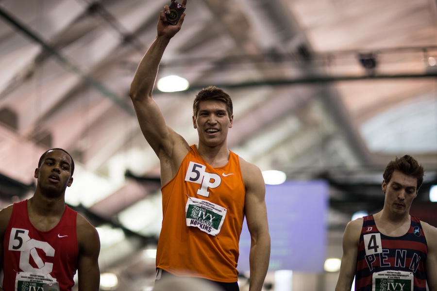 Tom Hopkins of Princeton 500m Winner