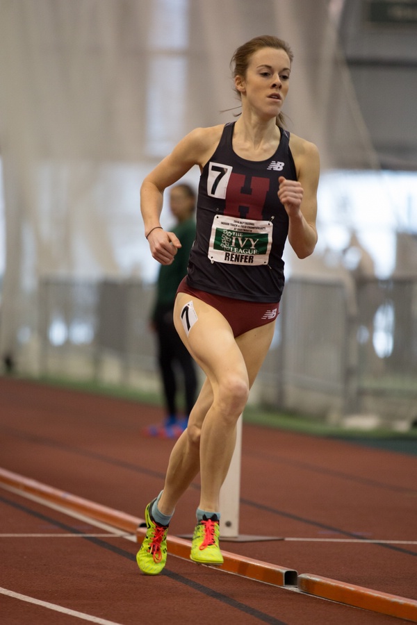 Molly Renfer of Harvard in the Mile