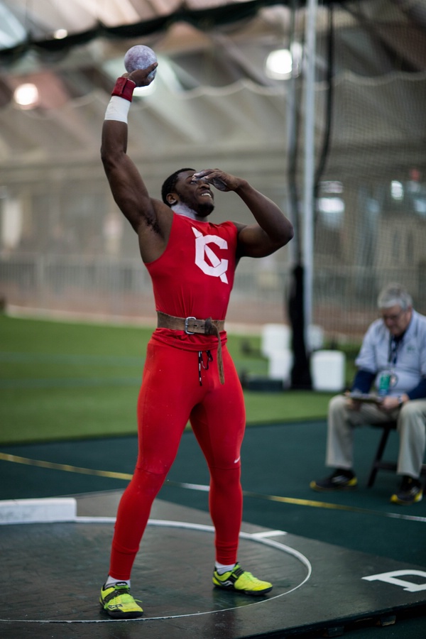 Stephen Mozia With an All Time Ivy Record of 20.79 in the Shot