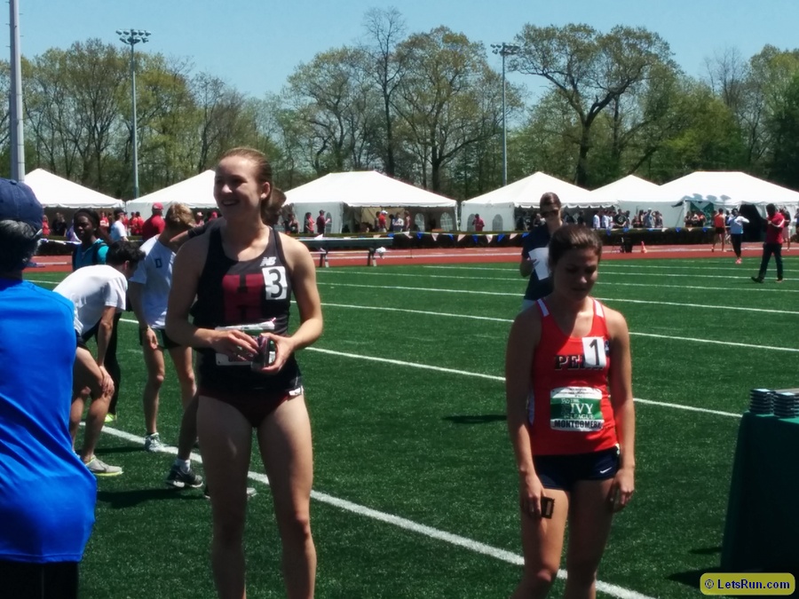 Sarah Gillespie of Harvard and Ashley Montgomery of Penn