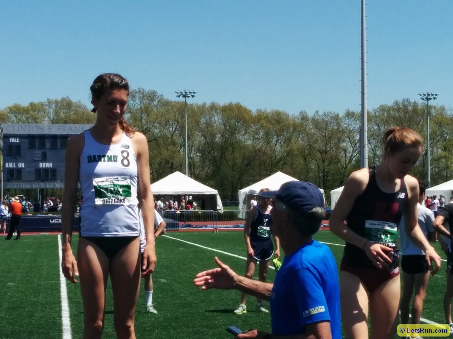 Dana Giordano of Dartmouth and Mollly Renfer of Harvard