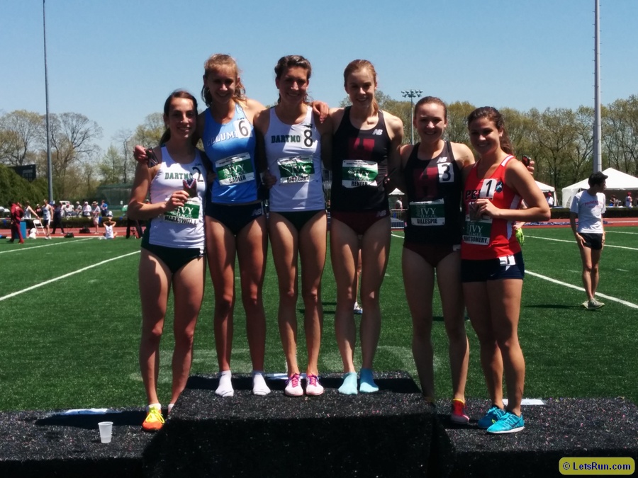 1500 scorers l to r:  Elizabeth Markowitz (5th), Olivia Sadler (3rd), Dana Giordano (1st), Molly Renfer (2nd), Sarah Gillespie (4th), Ashley Montgomery (6th)