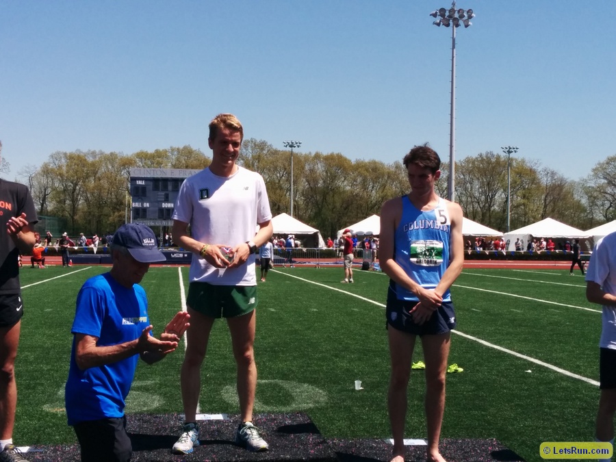 Steve Mangan of Dartmouth and John Gregorek of Columbia