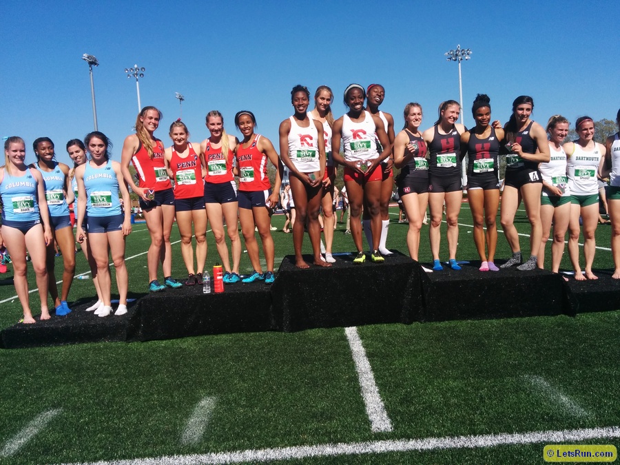 Women's 4 x 400 teams
