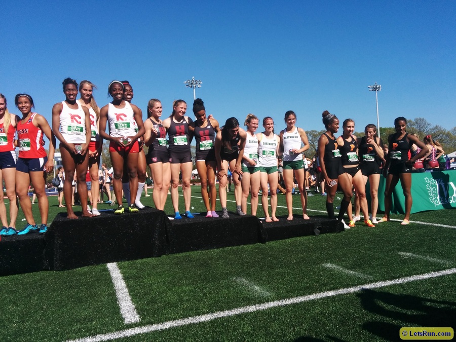 Women's 4 x 400 teams