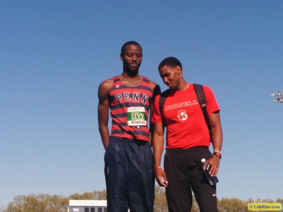 Friendly rivals Malalik Reynolds and Montez Blair