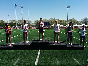 Steeple scorers l to r: George Gallaso (5th), David Melly (3rd), Brendan Smith (1st), Henry Sterling (2nd), Dunan Tomlin (4th), Jordan Mann (6th)