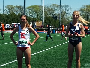 Claire DeVoe of Cornell and Kira Garry of Yale