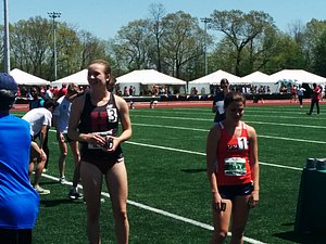 Sarah Gillespie of Harvard and Ashley Montgomery of Penn
