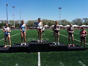 1500 scorers l to r:  Elizabeth Markowitz (5th), Olivia Sadler (3rd), Dana Giordano (1st), Molly Renfer (2nd), Sarah Gillespie (4th), Ashley Montgomery (6th)