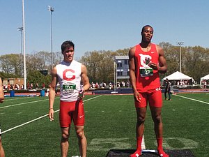 Cornell's Jordan Sherwood and Max Hairston