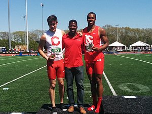 Cornell's Jordan Sherwood, Adrian Durant and Max Hairston