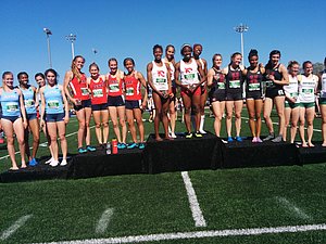 Women's 4 x 400 teams
