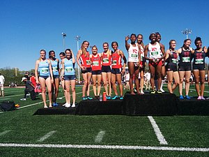 Women's 4 x 400 teams