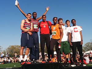 HJ scorers l to r: Thomas Pitt, Maalik Reynolds, Montez Blair, Omar Jarrett, Jeremy Birck, Justin Love, Alex Frye