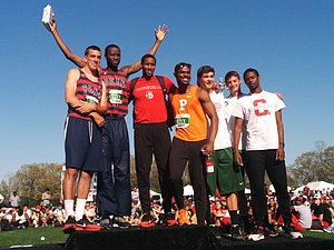 HJ scorers l to r: Thomas Pitt, Maalik Reynolds, Montez Blair, Omar Jarrett, Jeremy Birck, Justin Love, Alex Frye