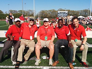 Victorius Cornell men's coaches, Kevin Thompson, Wayne Gustafson, Megan Johnson, Adrian Durant, Zeb Lang