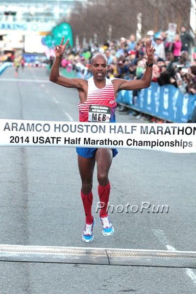 1:01:23 for Meb and the Win