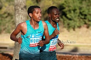 Worku and Getachew Terfa Battled Until the End with Terga Running 2:07:54