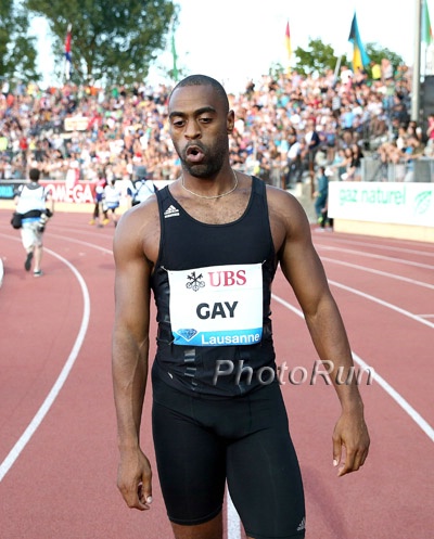 Tyson Gay Wins