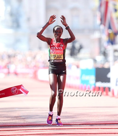 Edna Kiplagat Finally Wins in London