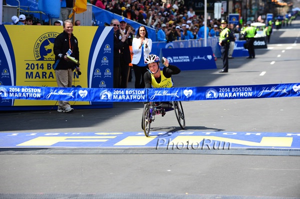 Tatyana McFadden Wins Boston
