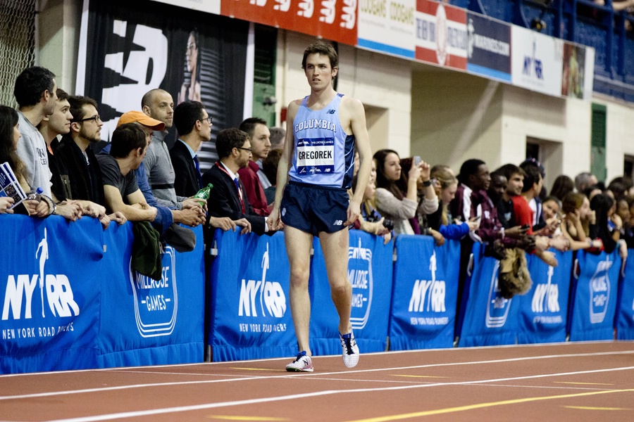 Johnny Gregorek in Men's Mile